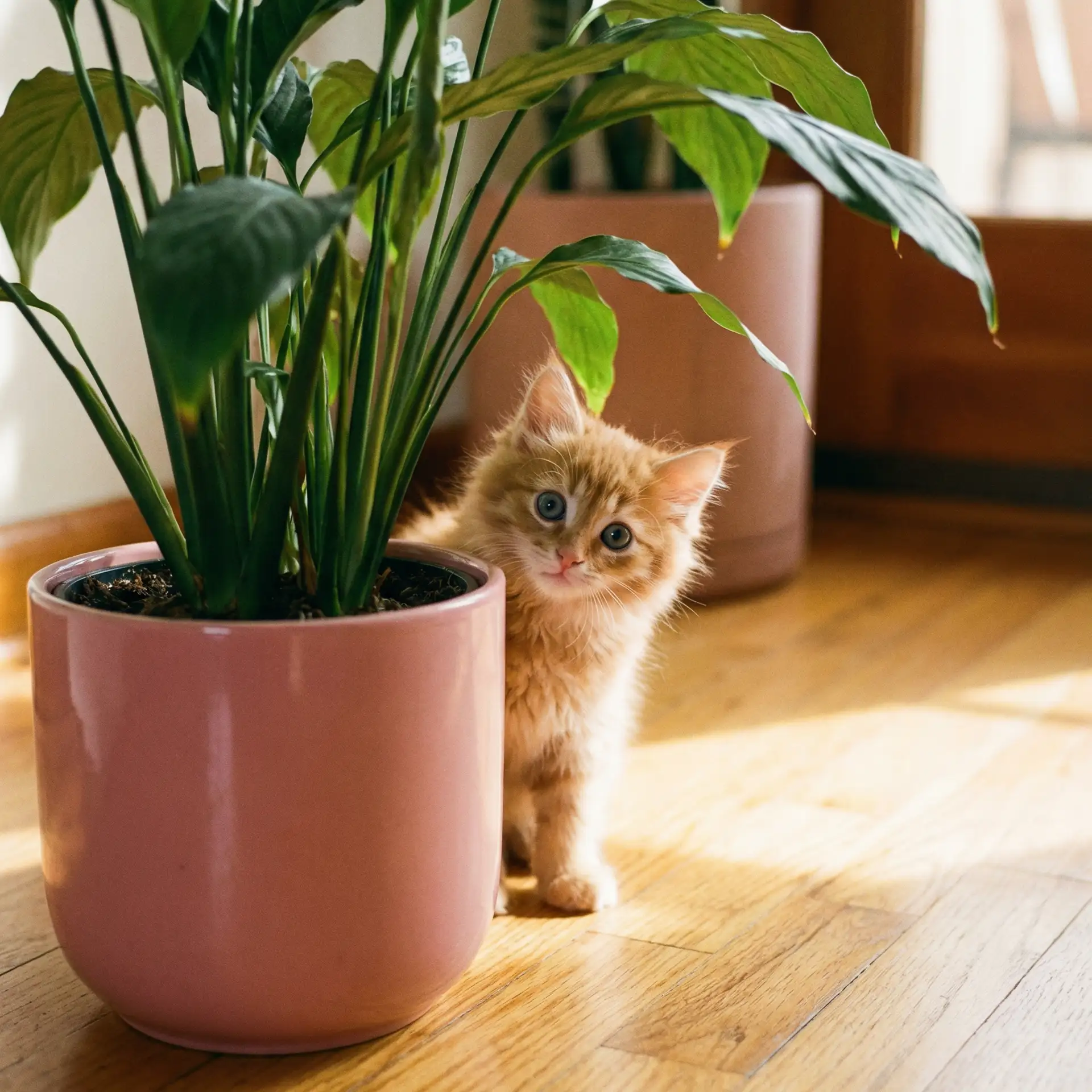 小猫从花盆后探头 - 纤纤影视官网